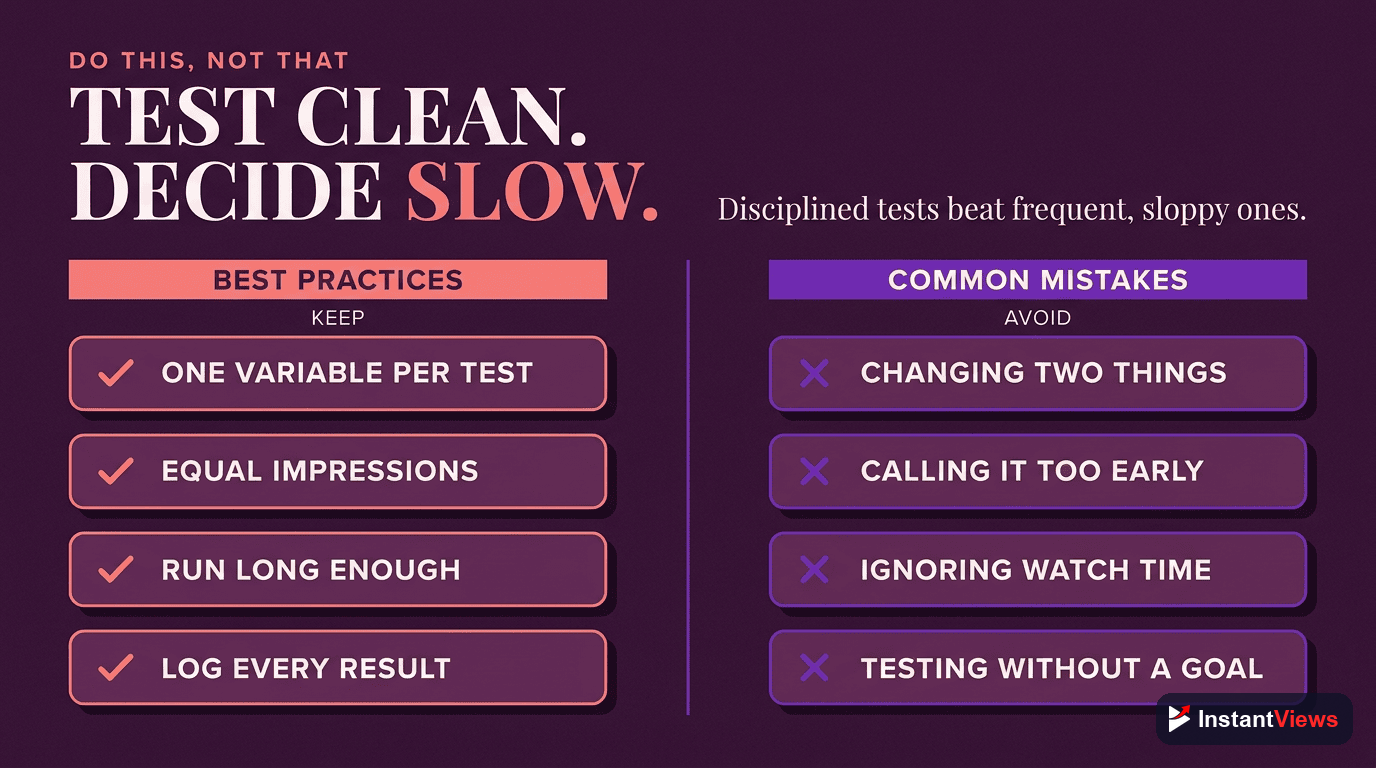 Best Practices and Common Mistakes