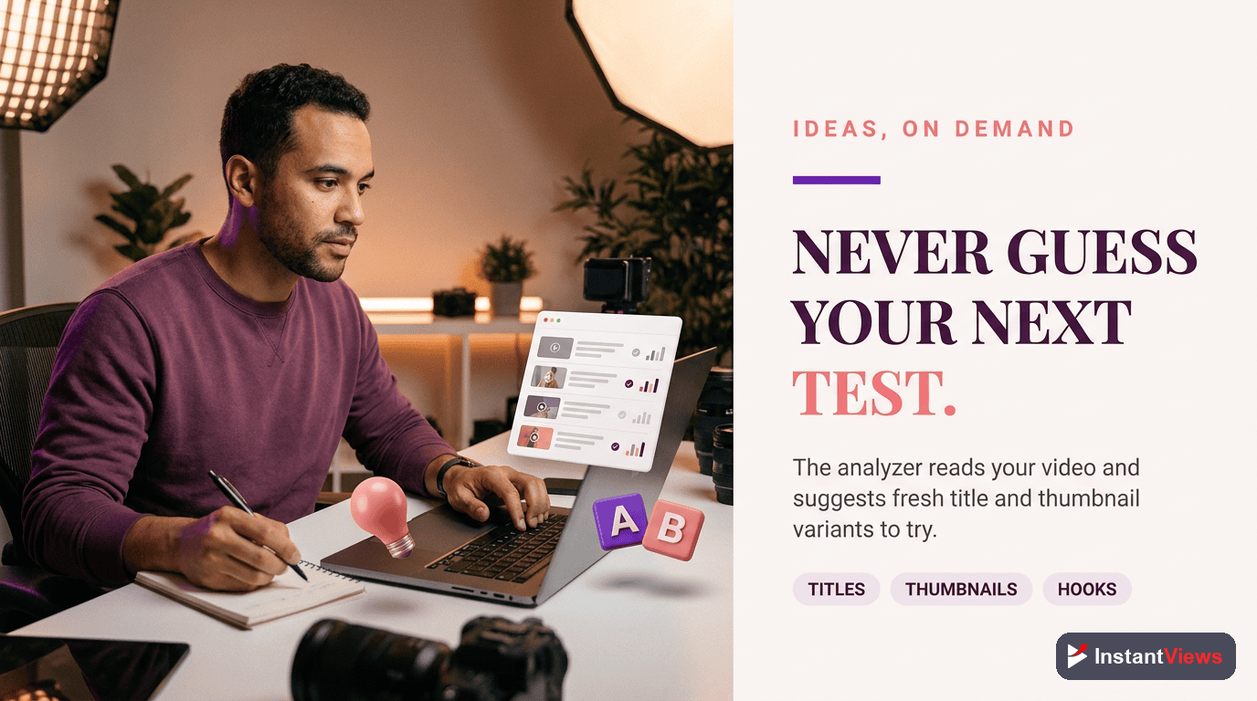 How InstantViews Video Analyzer Provides A/B Test Ideas