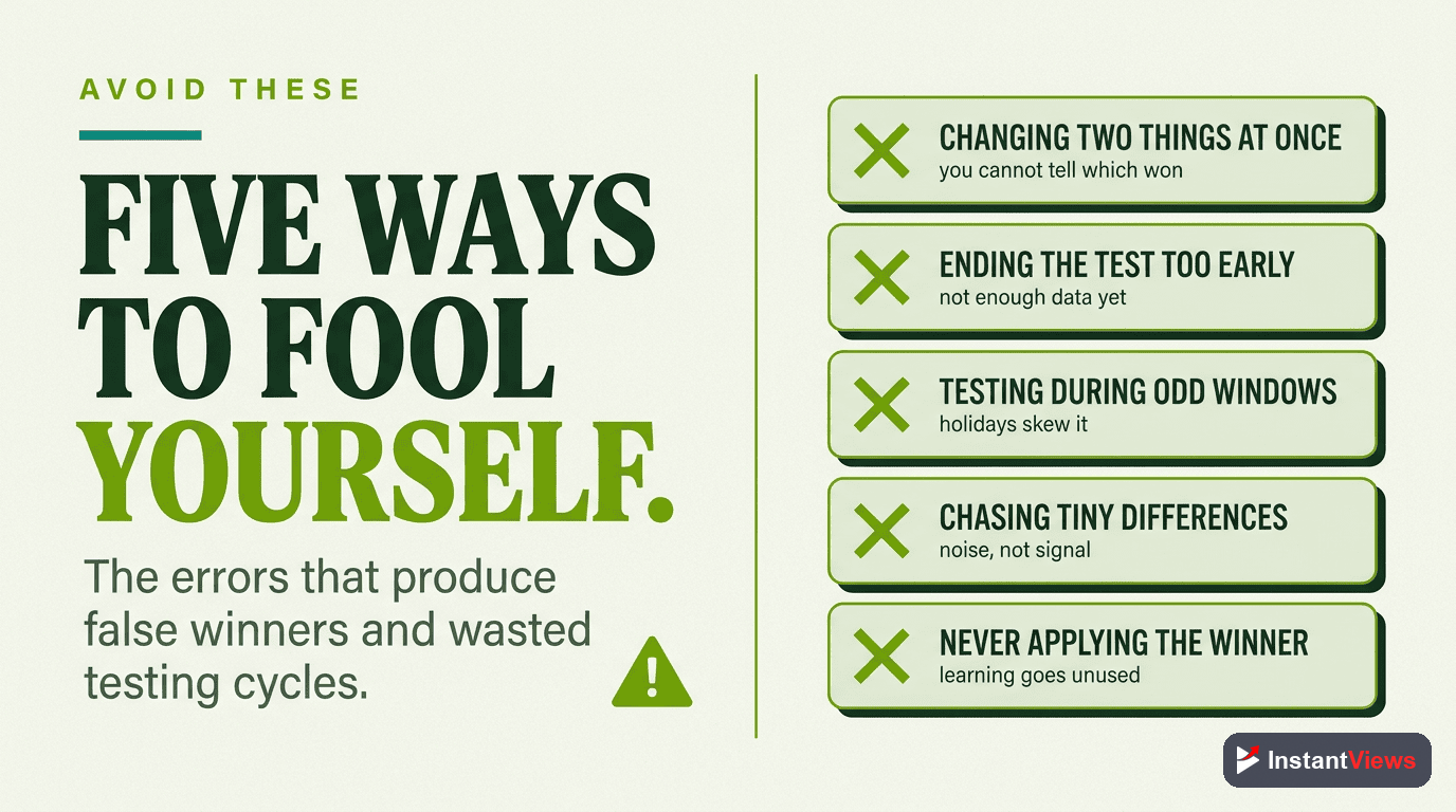 Common Testing Mistakes to Avoid