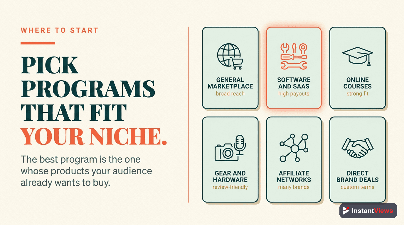 Best Affiliate Programs for YouTube Creators