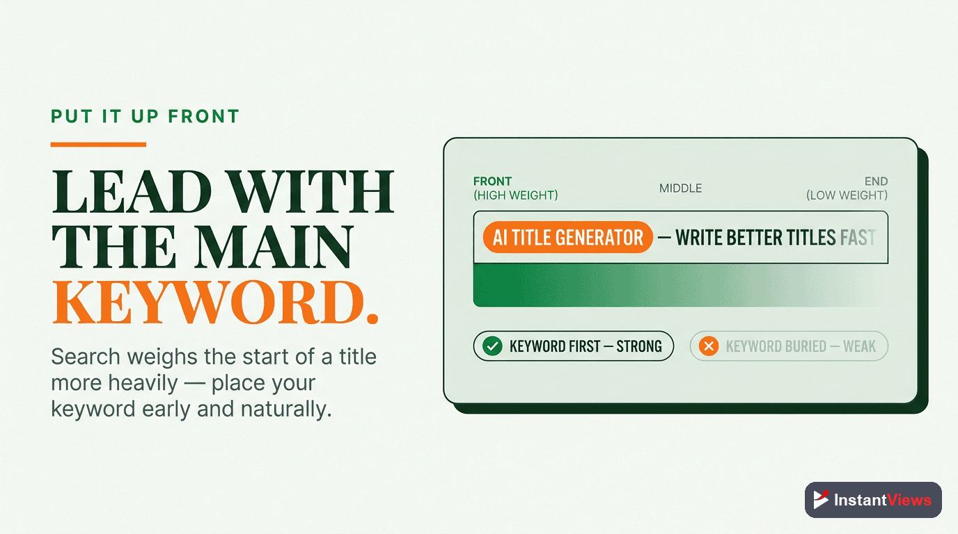 Keyword Placement Strategy