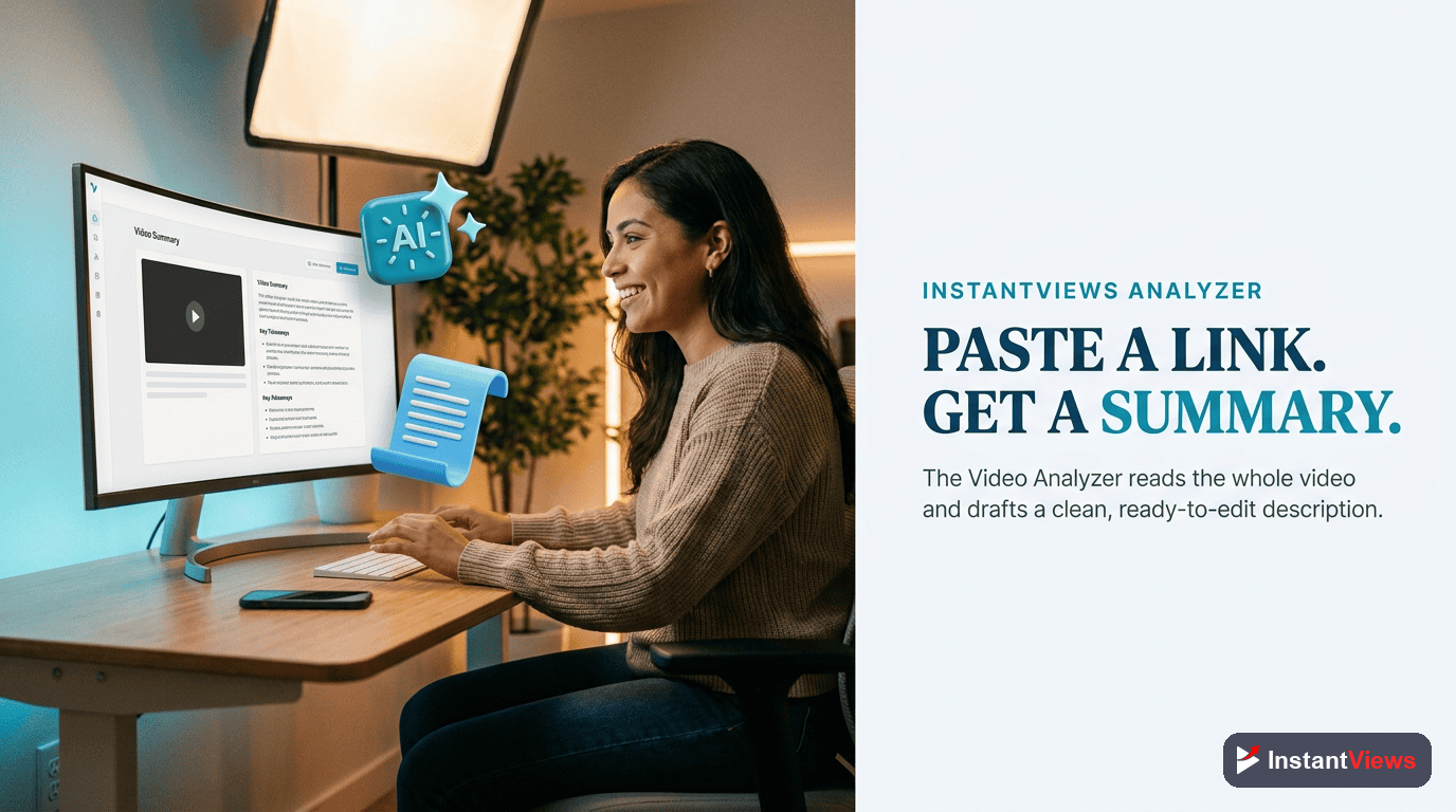 How InstantViews Video Analyzer Creates AI Summaries