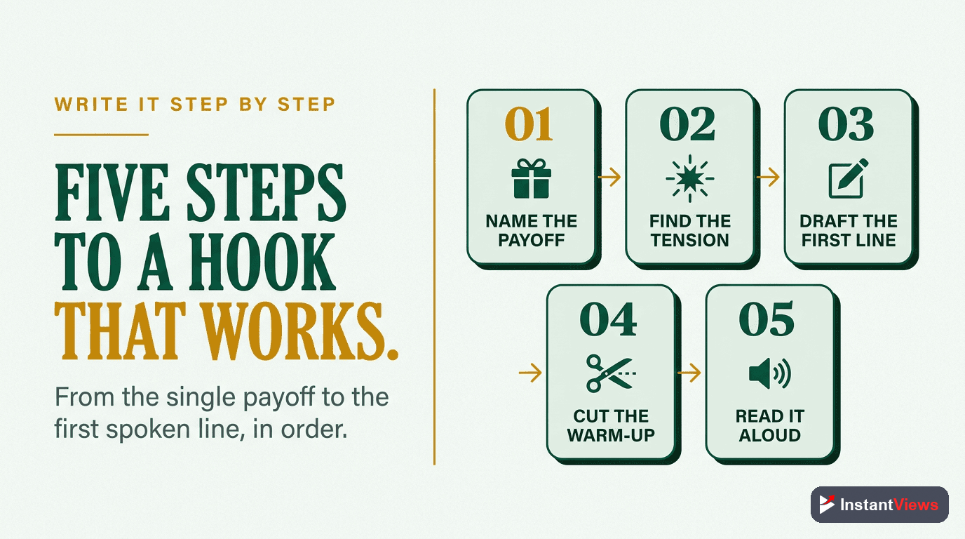 How to Write Your Hook, Step by Step