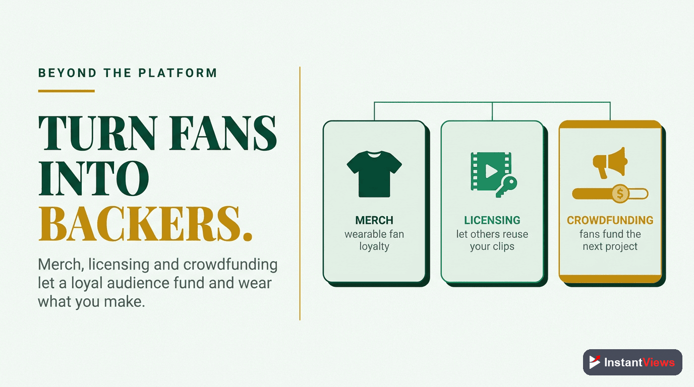 Merch, Licensing & Crowdfunding