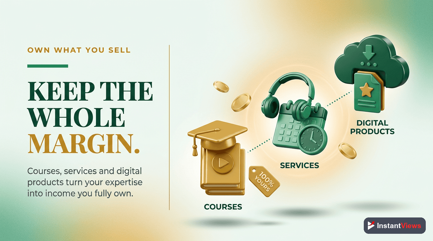 Your Own Products, Services & Courses