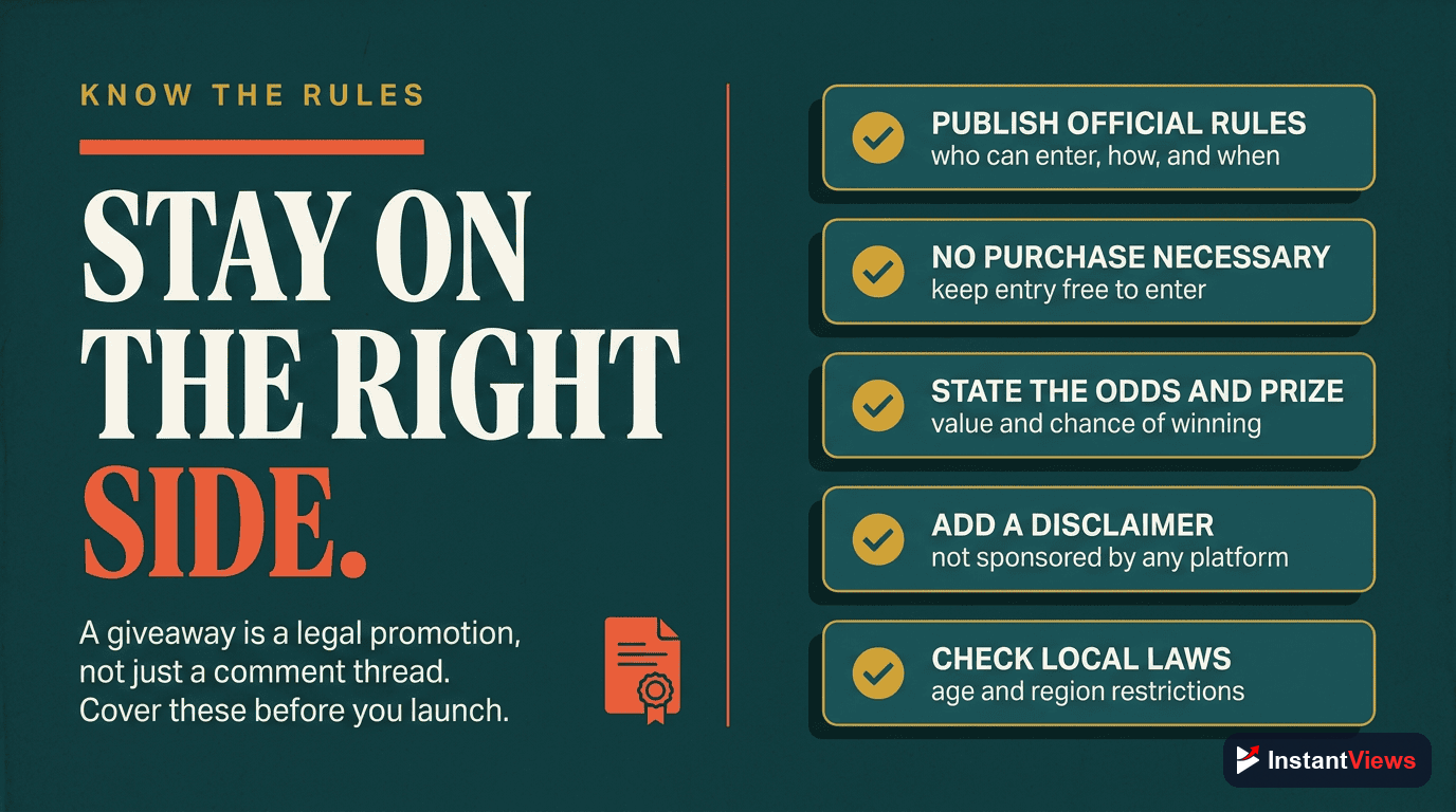 Legal Considerations for YouTube Giveaways