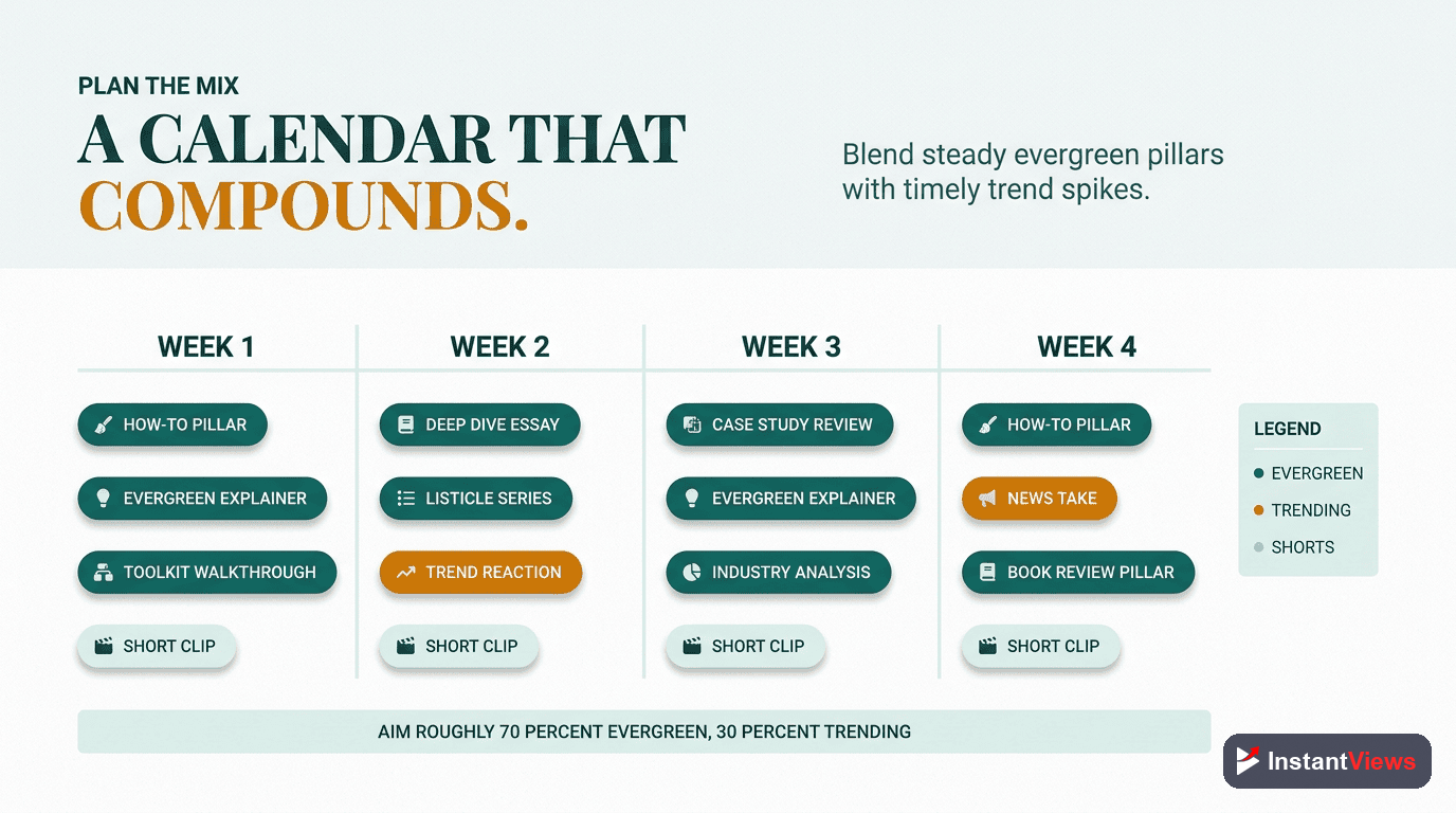 Building a Balanced Content Calendar