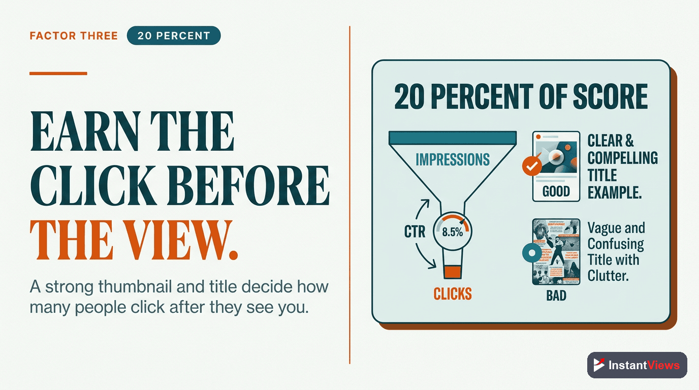 Factor #3: Click-Through Rate (20%)