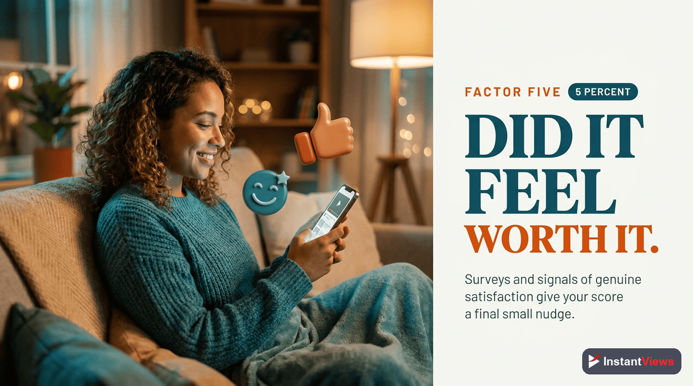 Factor #5: Viewer Satisfaction (5%)