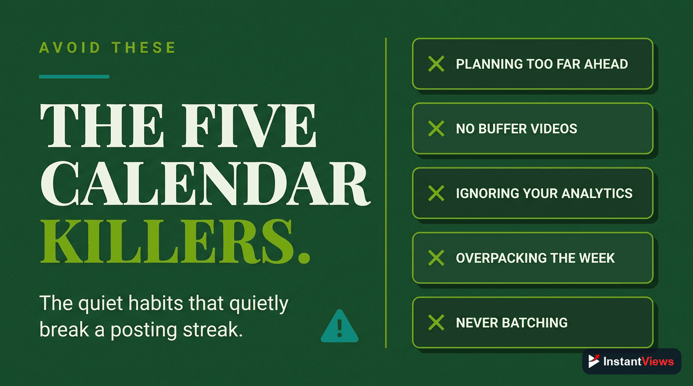 Content Calendar Mistakes to Avoid