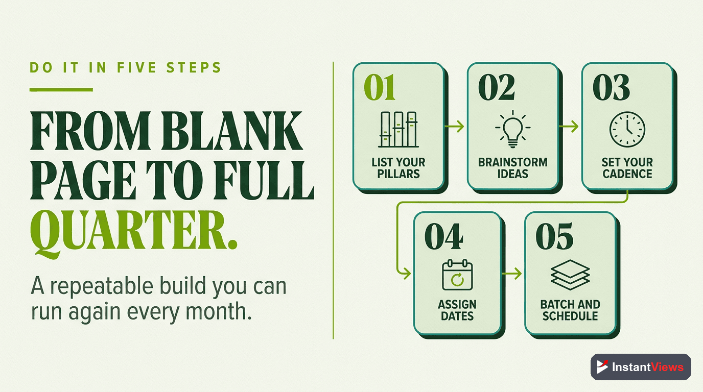 Build Your Calendar: Step by Step