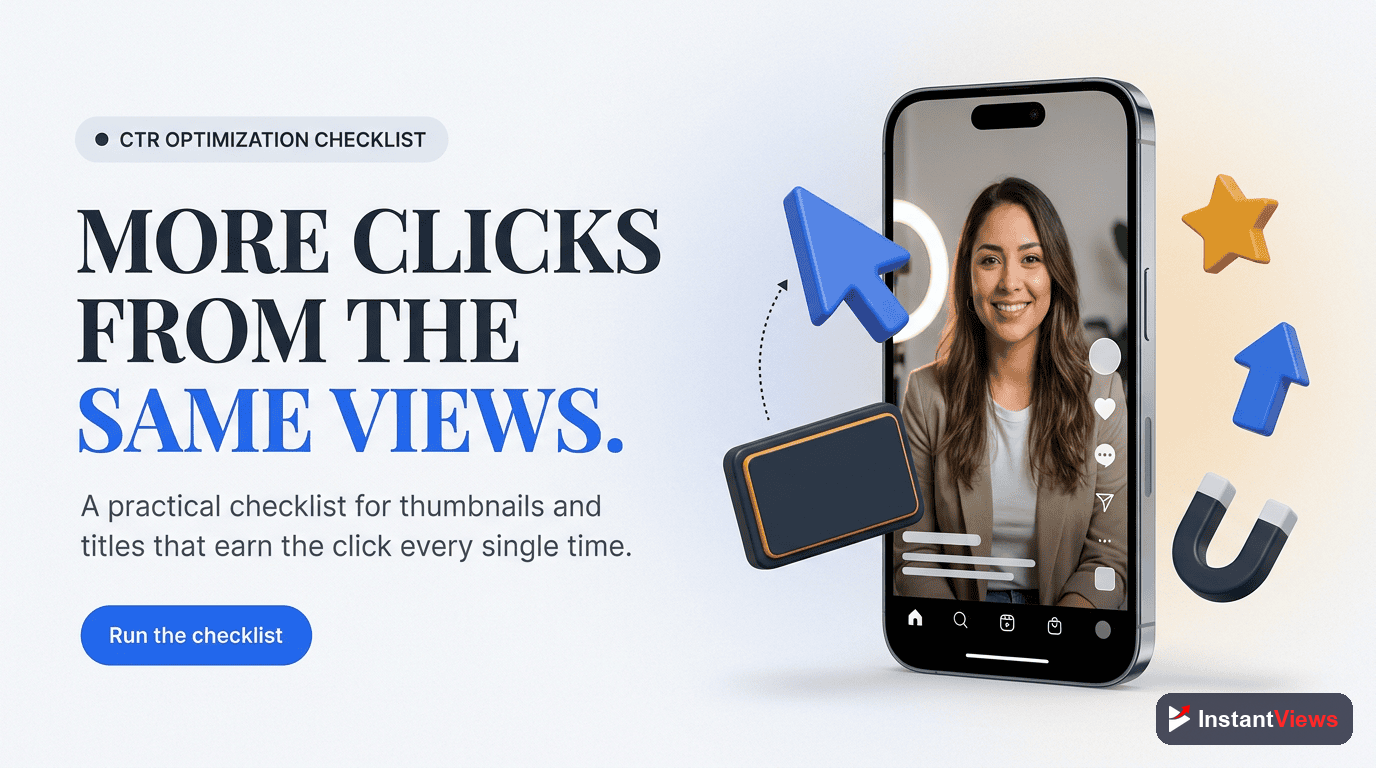 YouTube CTR Optimization Checklist (2026)</picture>