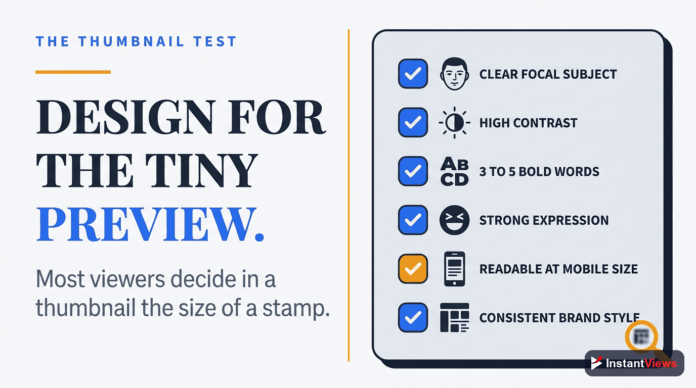 Thumbnail Design Checklist