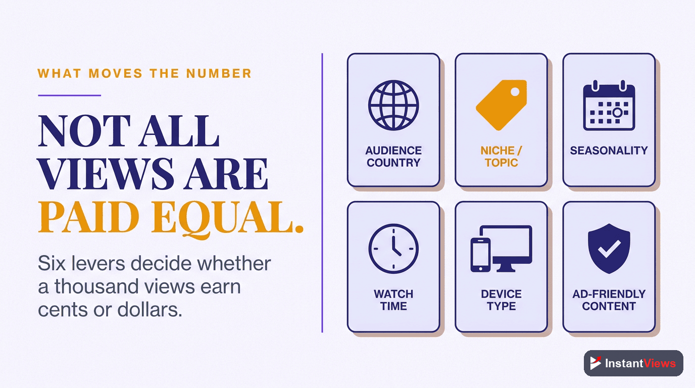 Factors That Affect Your YouTube Earnings