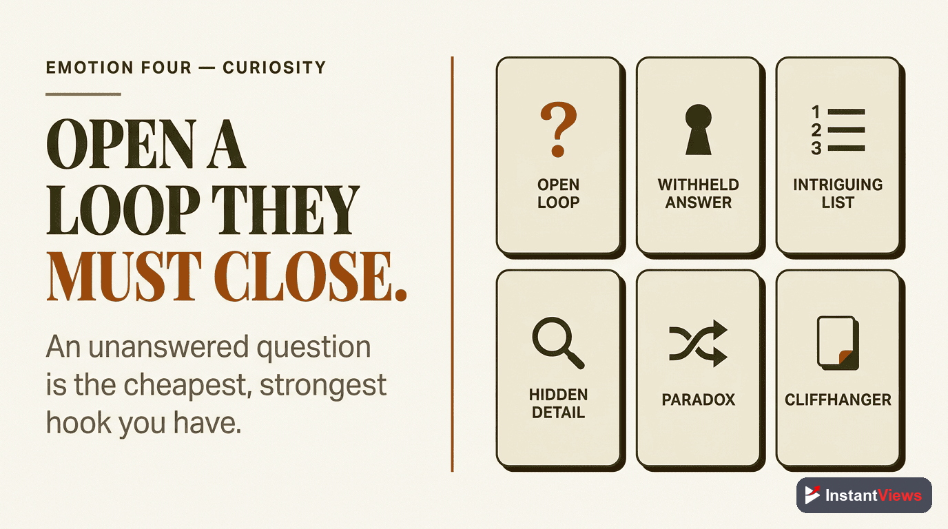 Emotion Type #4: Curiosity & Mystery