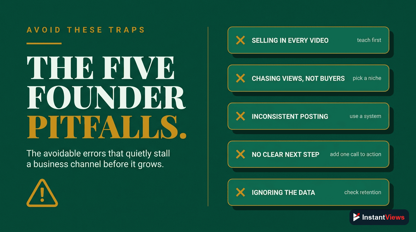 Mistakes Entrepreneurs Make on YouTube