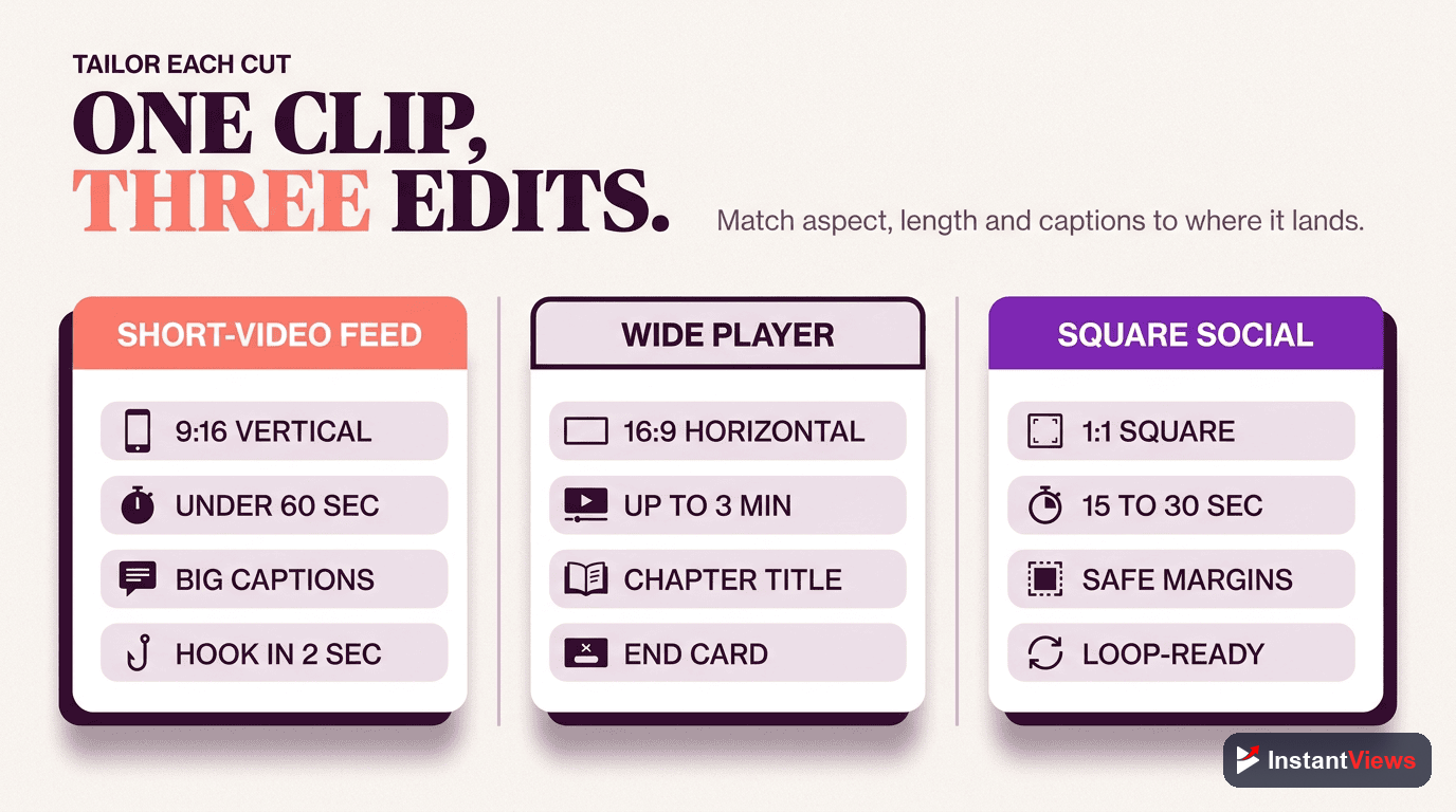 Optimizing Clips for Each Platform