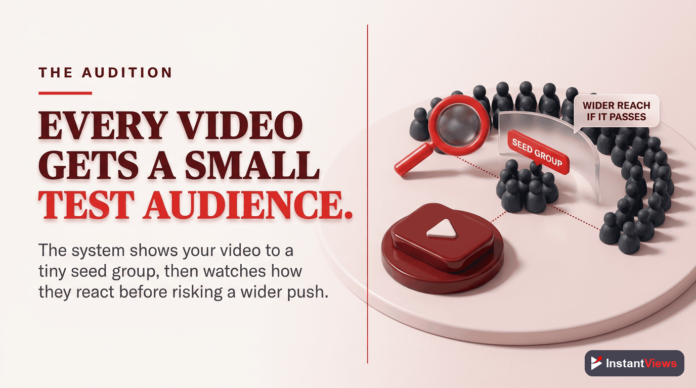 How the Algorithm Tests a New Video
