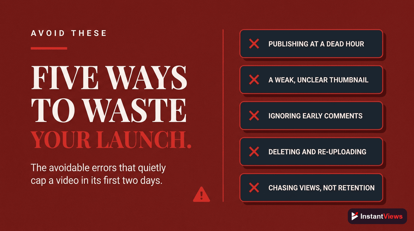Mistakes That Sabotage a Launch