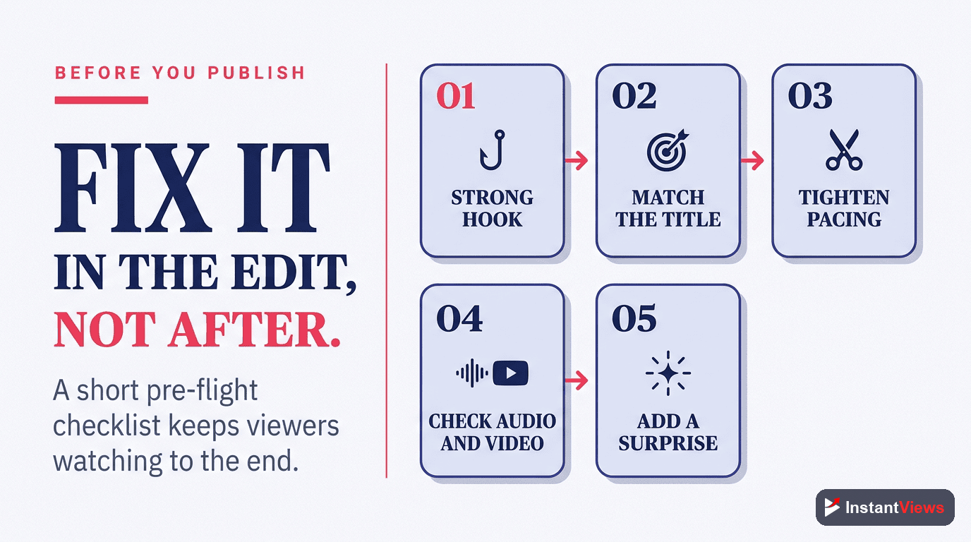 Preventing Drop-Offs Before Publishing