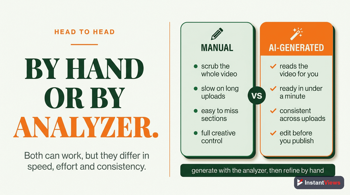 Manual vs AI-Generated Timestamps: Which Is Better?