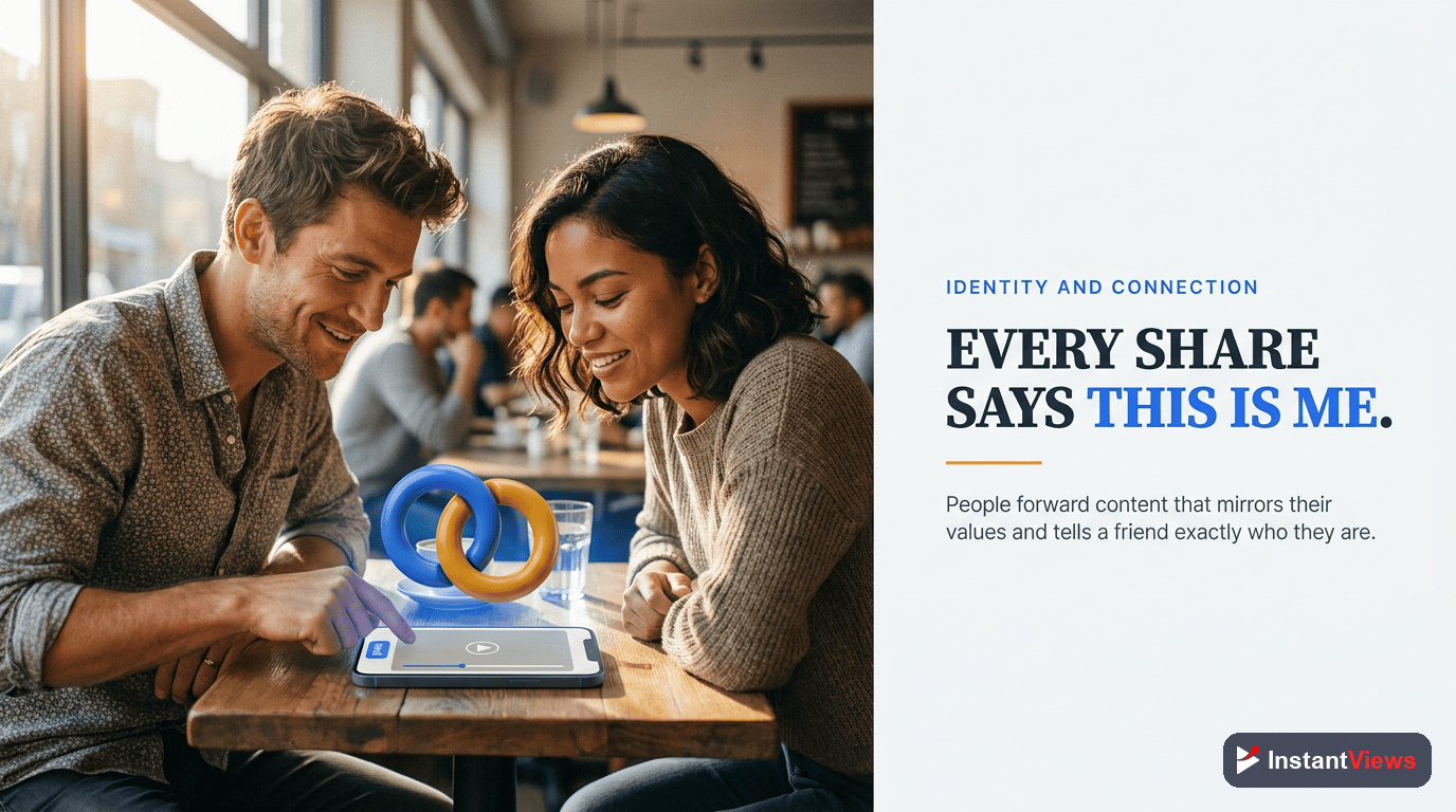 Identity and Connection: Sharing to Say This Is Me