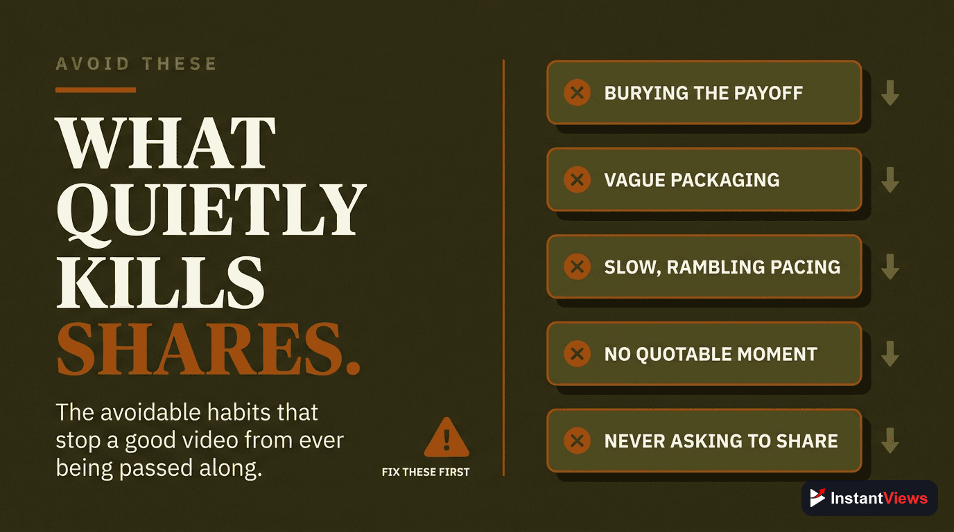 Common Mistakes That Kill Shares