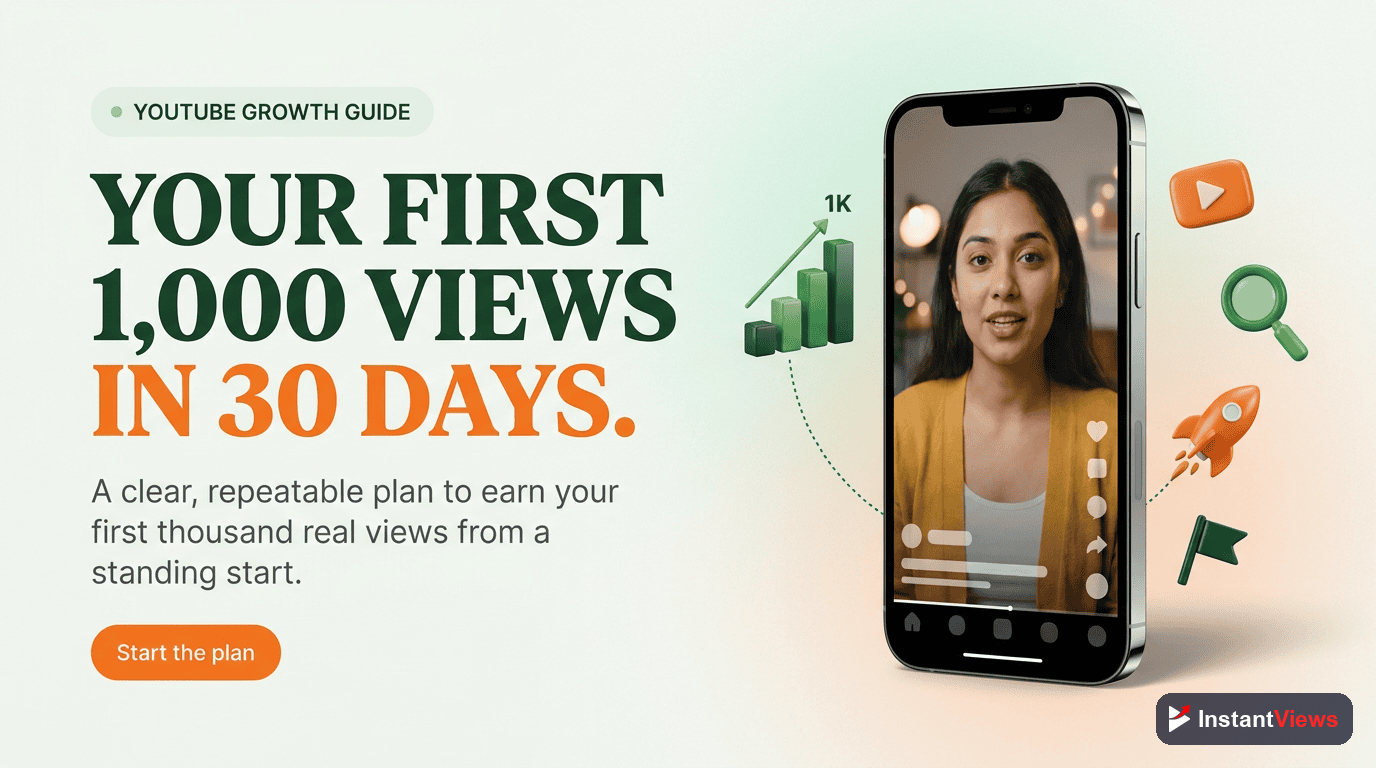 How to Get Your First 1,000 YouTube Views in 30 Days