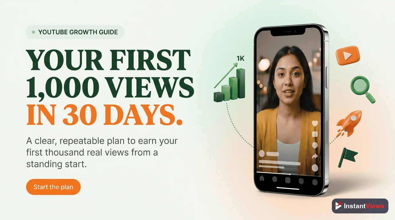 How to Get Your First 1,000 YouTube Views in 30 Days