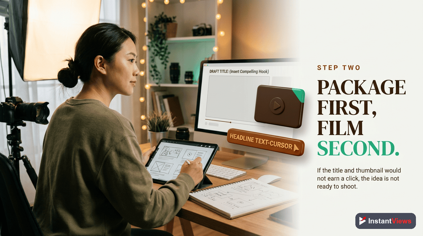 Step 2: Package First, Film Second