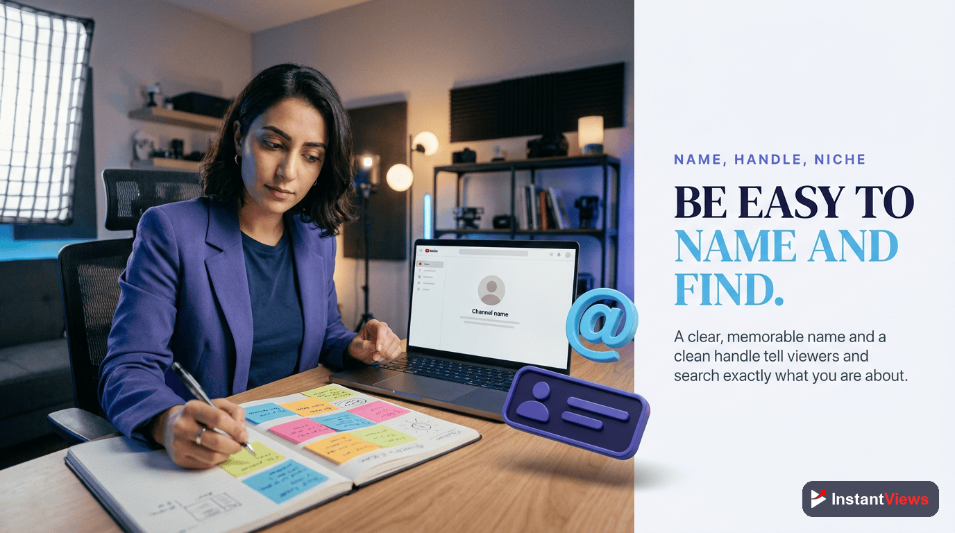 Channel Name, Handle, and Niche Identity