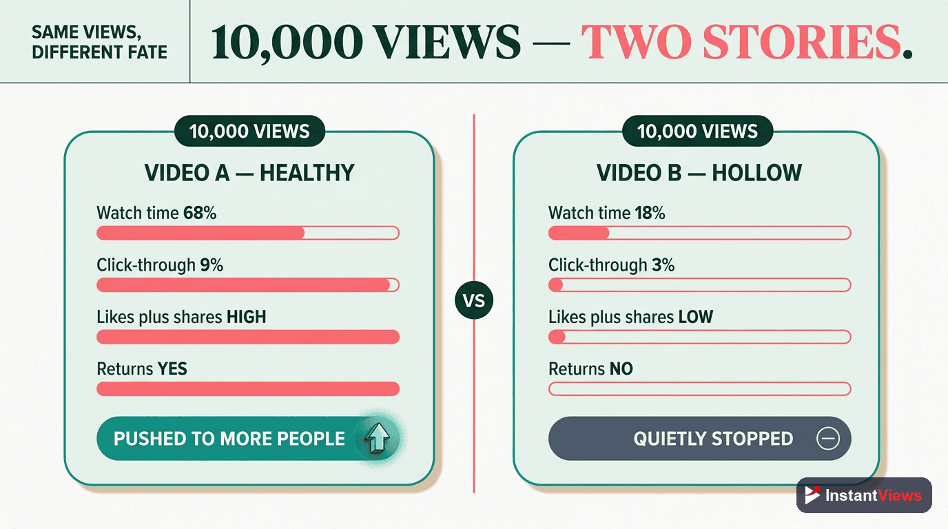 A Worked Example: Two Videos, Same Views
