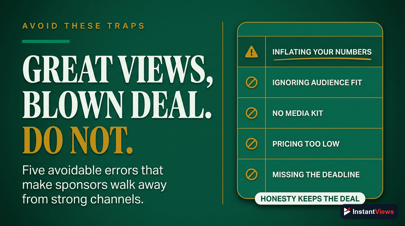 Mistakes That Cost Creators Deals