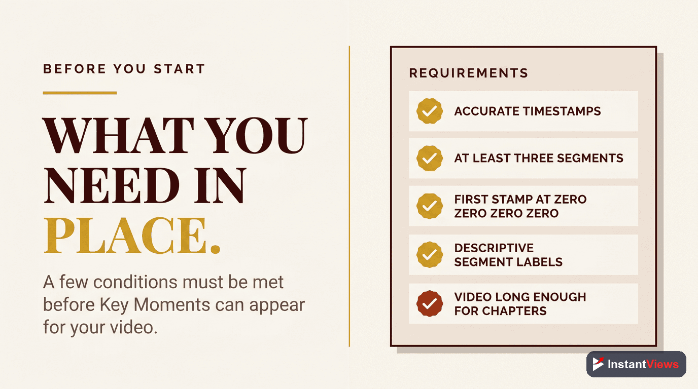 Requirements for Key Moments