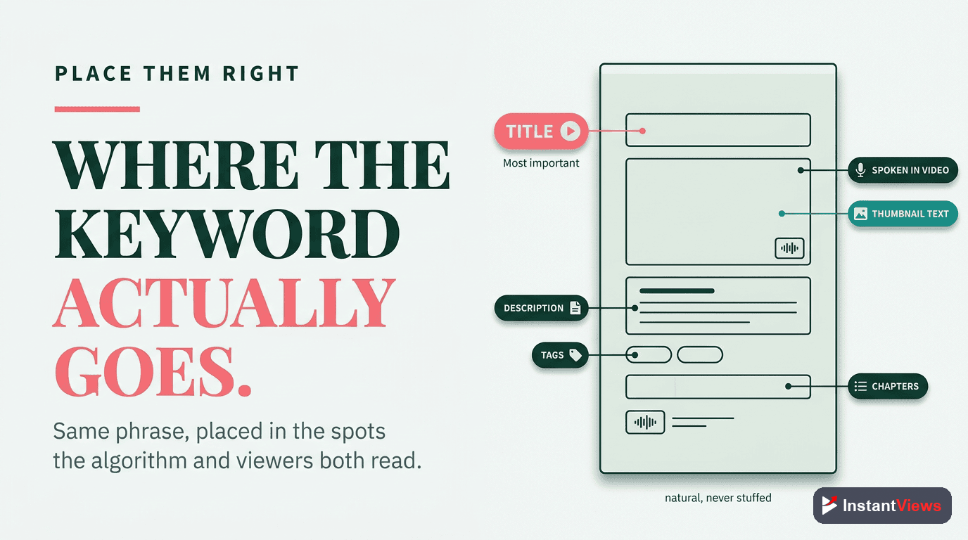 Where to Use Keywords in Your Videos