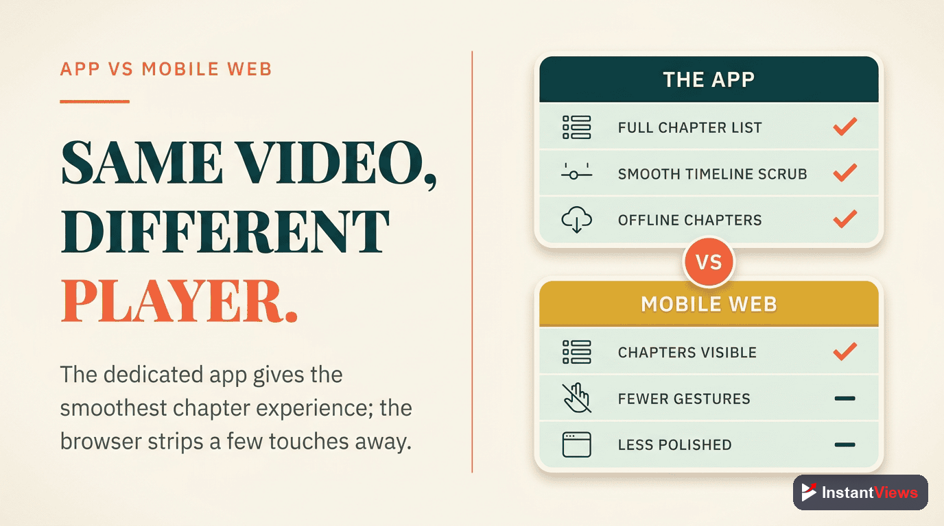 YouTube App vs Mobile Browser