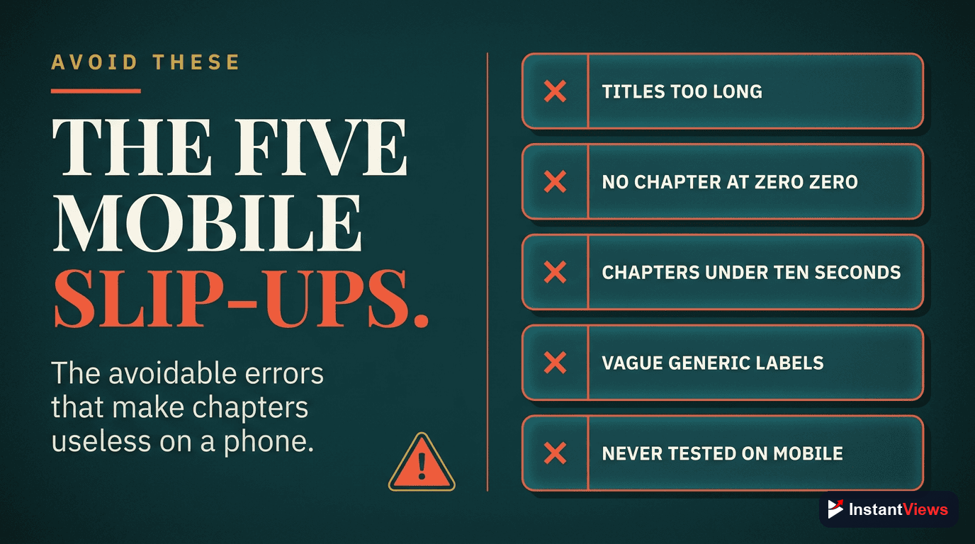 Common Mobile Chapter Mistakes