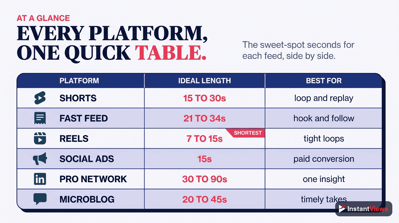 Platform Comparison Table