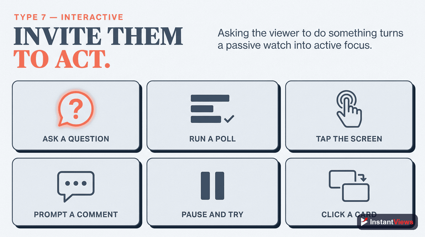 Type #7: Interactive Elements