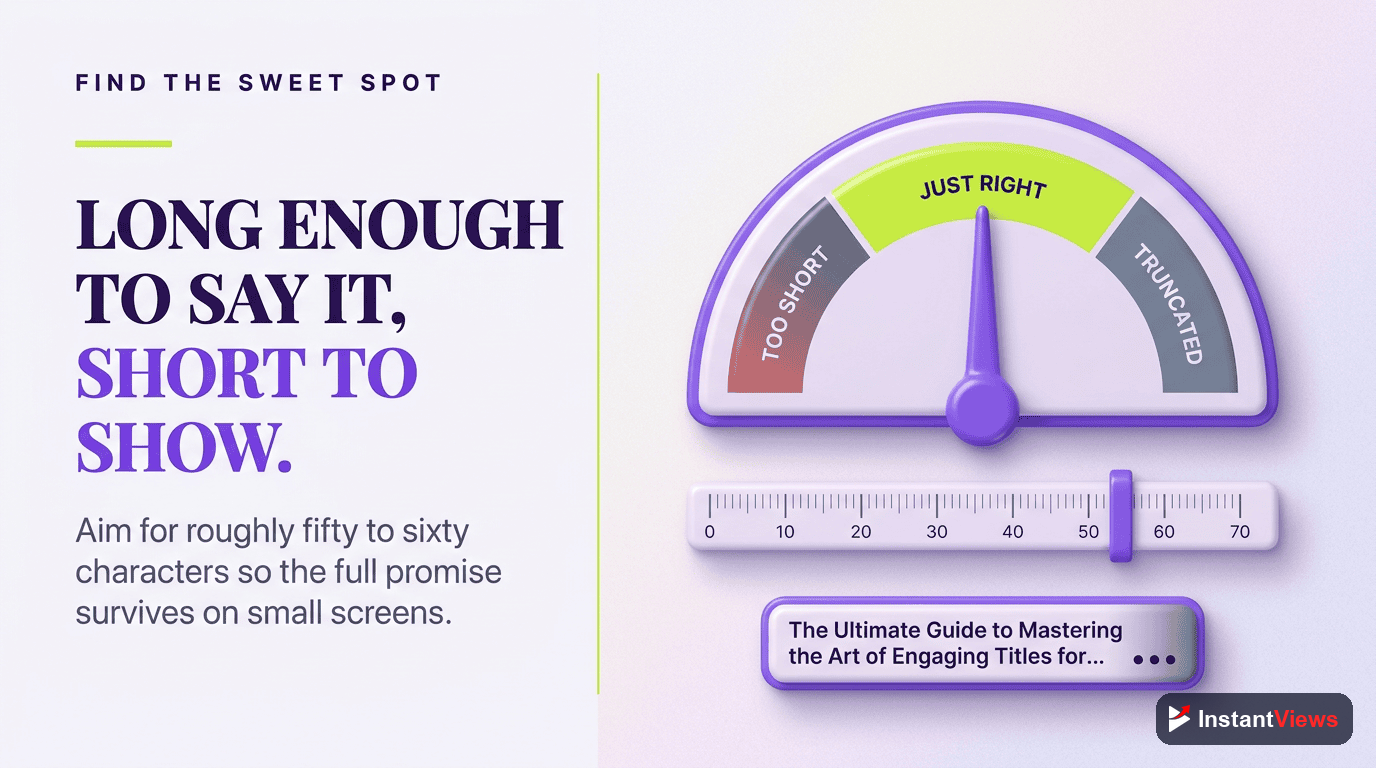 The Right Title Length in 2026