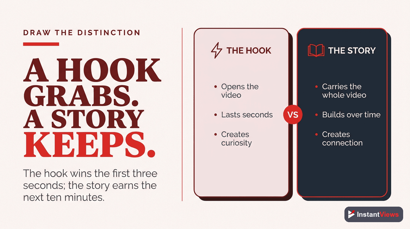 Story Is Not the Same as a Hook
