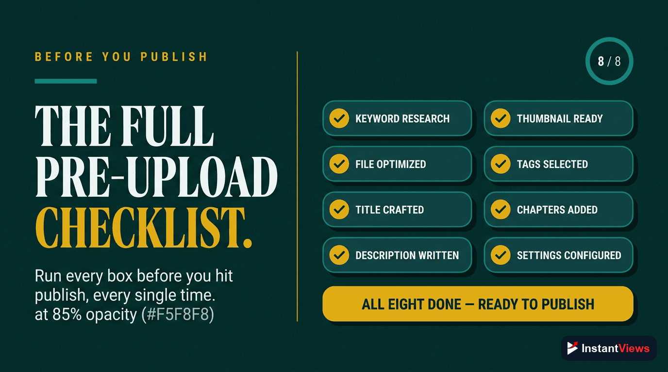 Final Pre-Upload Checklist