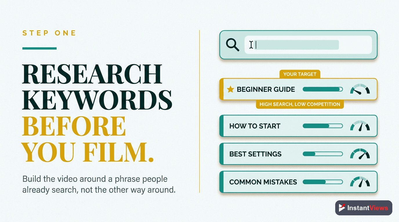 Step 1: Keyword Research (Before You Film)