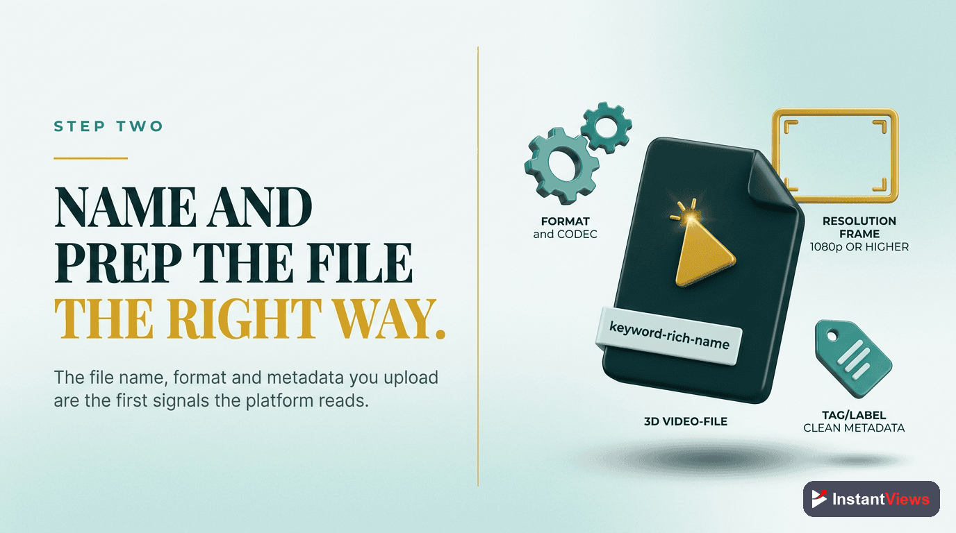 Step 2: Optimize Video File Before Upload