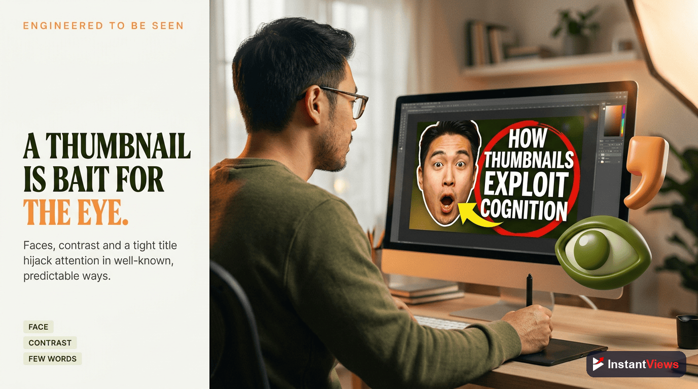 How Thumbnails and Titles Exploit Cognition