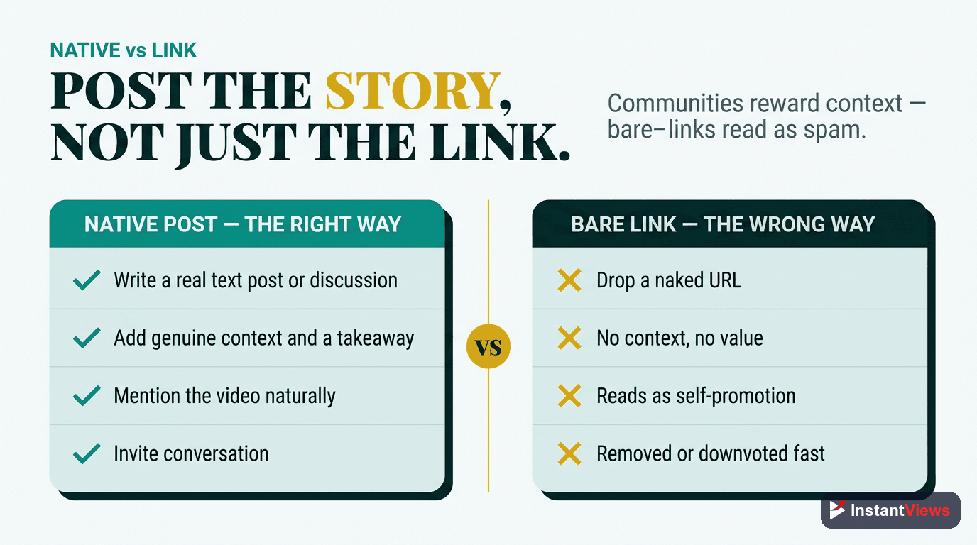 Native Posting vs Linking