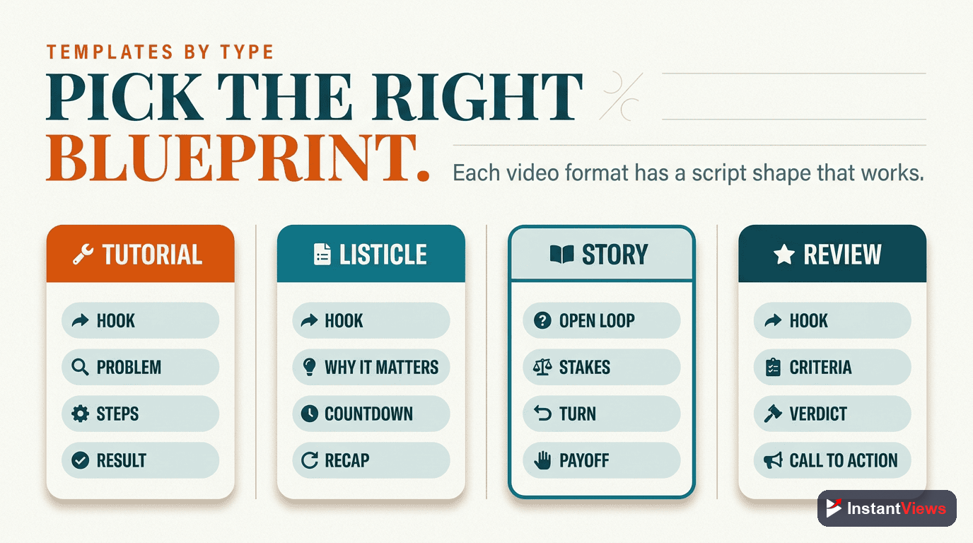 Script Templates by Video Type