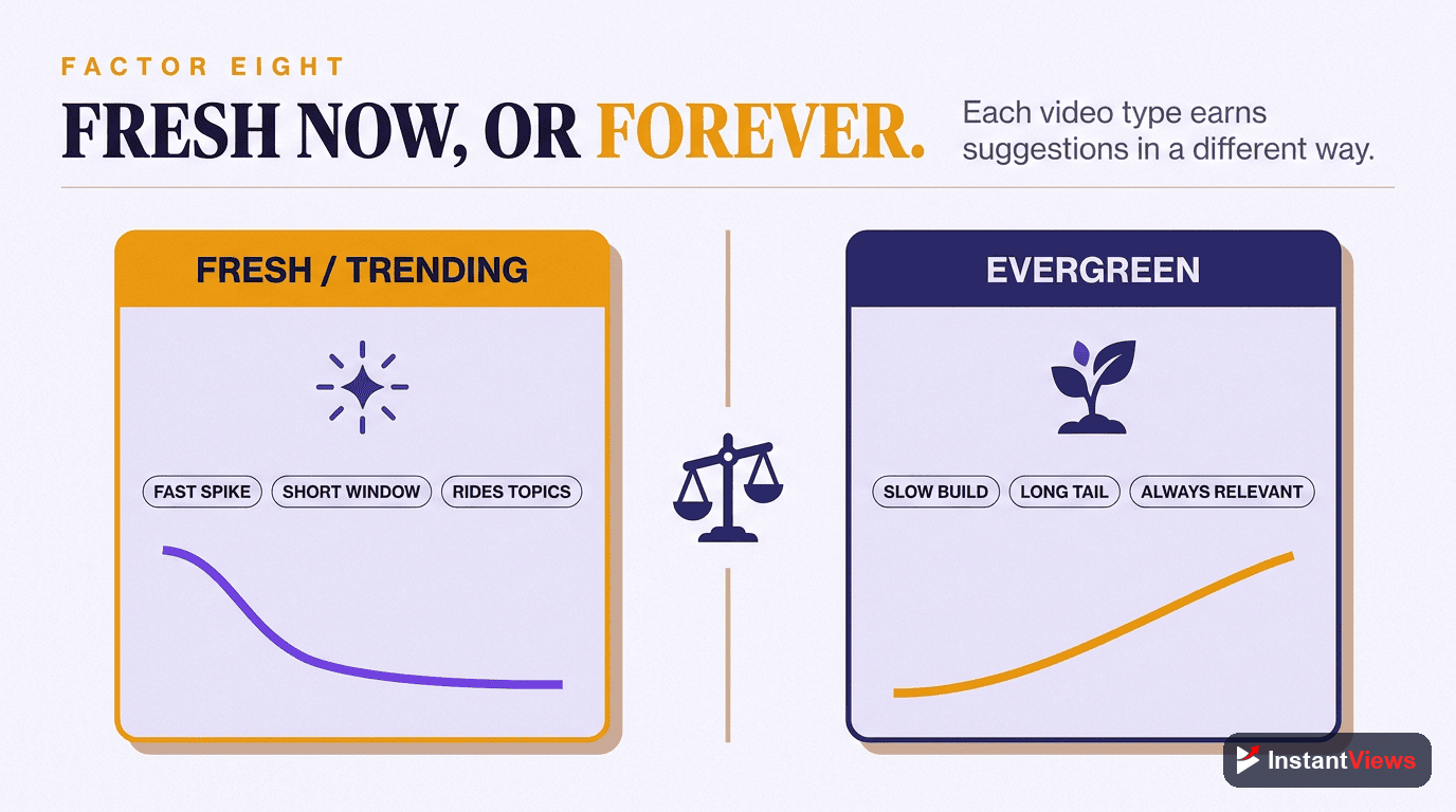 Factor #8: Freshness vs. Evergreen Balance