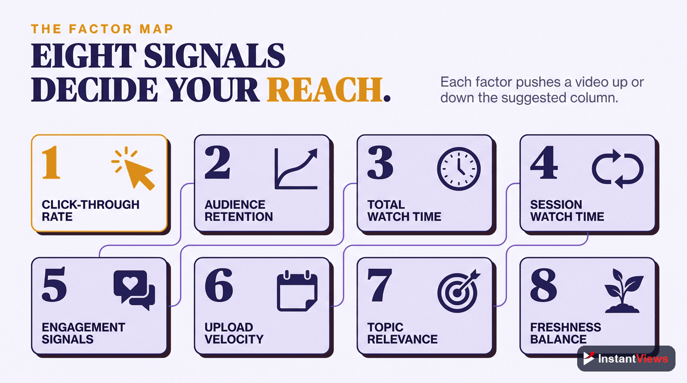 Top 8 Ranking Factors for Suggested Videos