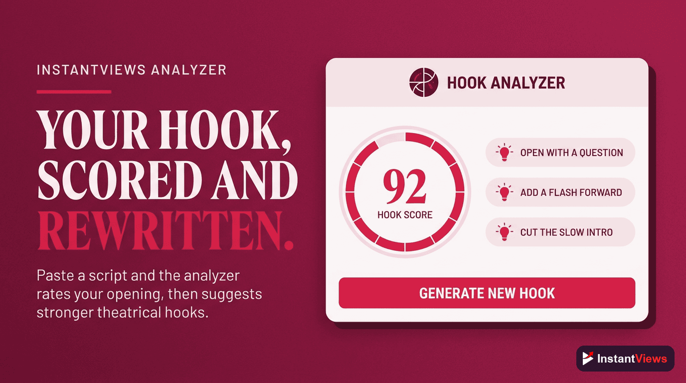 How InstantViews Video Analyzer Suggests Theatrical Hooks